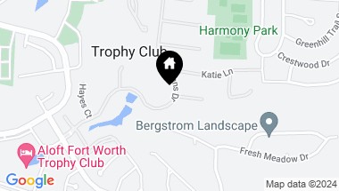 Map of 401 Hogans, Trophy Club TX, 76262