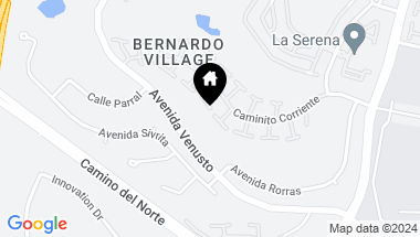 Map of 11833 Caminito Corriente, Rancho Bernardo CA, 92128