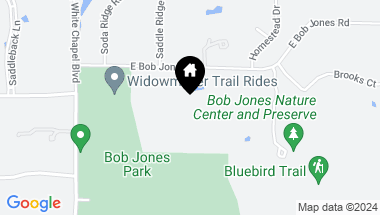 Map of 245 E Bob Jones Road, Southlake TX, 76092