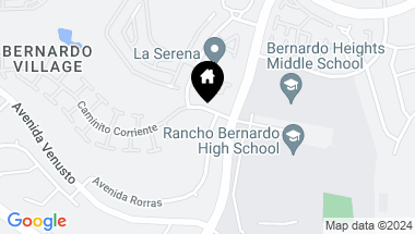 Map of 15498 Avenida Rorras, Rancho Bernardo ( San Diego ) CA, 92128