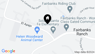 Map of 6363 Calle Del Campanario, Rancho Santa Fe CA, 92067