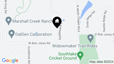 Map of 4309 Saddleback Lane, Southlake TX, 76092