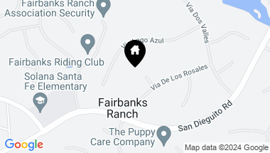 Map of 6501 Via Vista Canada, Rancho Santa Fe CA, 92067