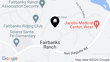 Map of 6501 Via Vista Canada, Rancho Santa Fe CA, 92067