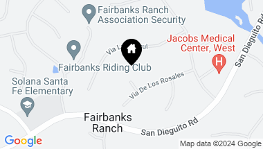 Map of 6502 Via Vista Canada, Rancho Santa Fe CA, 92067