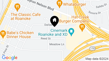 Map of 604 Dallas Drive, Roanoke TX, 76262