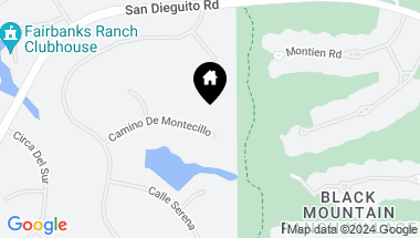 Map of 17276 Camino De Montecillo, Rancho Santa Fe CA, 92067