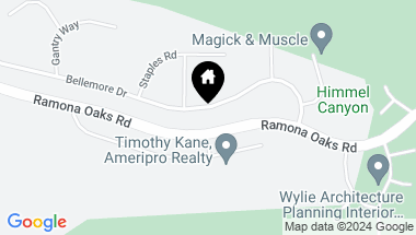 Map of 26125 Bellemore Drive, Ramona CA, 92065