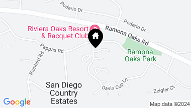 Map of 15809 Davis Cup Lane, Ramona CA, 92065