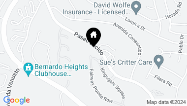 Map of 12206 Fairway Pointe Row, Rancho Bernardo CA, 92128