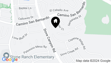 Map of 16305 Los Rosales Street, San Diego CA, 92127