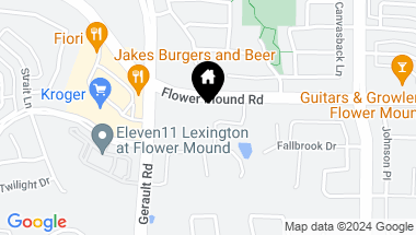 Map of 1817 Edgewood Drive, Flower Mound TX, 75028