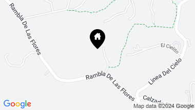Map of 5451 Calle Chaparro, Rancho Santa Fe CA, 92067
