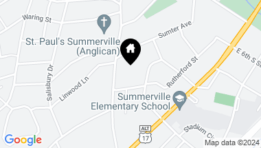 Map of 211 W Carolina Avenue, Summerville SC, 29483