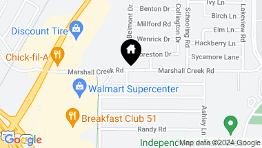 Map of 313 Marshall Creek Road, Roanoke TX, 76262