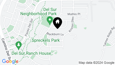Map of 8504 Blackburn Ln, Rancho Bernardo CA, 92127