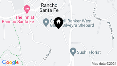 Map of 16810 Via De Santa Fe, Rancho Santa Fe CA, 92067