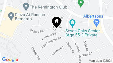 Map of 16755 Acebo Drive, Rancho Bernardo CA, 92128