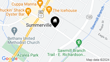 Map of 214 E Richardson Avenue, Summerville SC, 29483