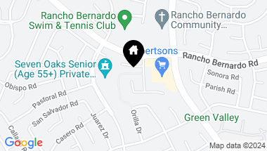 Map of 12365 Santiago Road E # 19, Rancho Bernardo CA, 92128