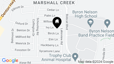 Map of 133 Birch Lane, Roanoke TX, 76262