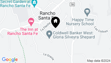 Map of 16938 Via De Santa Fe, Rancho Santa Fe CA, 92067