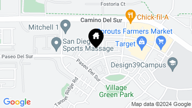 Map of 16750 Coyote Bush Drive # 5, Rancho Bernardo CA, 92127