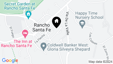 Map of 6117 La Flecha, Rancho Santa Fe CA, 92067
