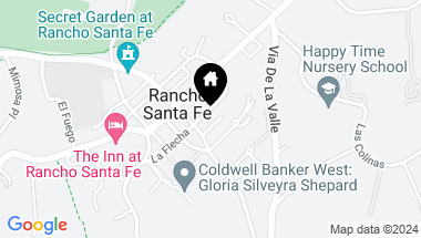 Map of 6117 La Flecha, Rancho Santa Fe CA, 92067