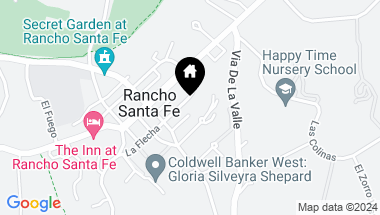 Map of 6135 La Flecha, Rancho Santa Fe CA, 92067