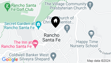 Map of 6126 Paseo Delicias, Rancho Santa Fe CA, 92067
