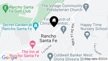 Map of 6132 Paseo Delicias, Rancho Santa Fe CA, 92067