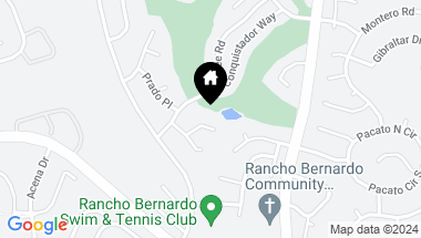 Map of 12372 Grandee Ct, Rancho Bernardo CA, 92128