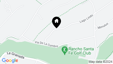 Map of 5715 Lago Lindo, Rancho Santa Fe CA, 92067