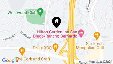 Map of 17119 W Bernardo Drive 101, San Diego CA, 92127