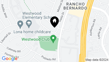 Map of 17541 Matinal Road, Rancho Bernardo CA, 92127