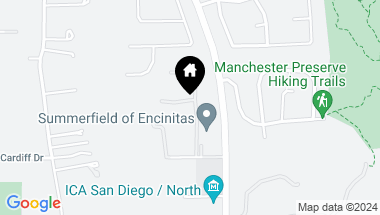 Map of 1441 Enclave Ct, Encinitas CA, 92024