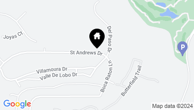 Map of 17965 St Andrews Drive, Poway CA, 92064