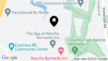 Map of 17784 Via Gracia, Rancho Bernardo CA, 92128