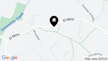 Map of 4941 El Mirlo, Rancho Santa Fe CA, 92067