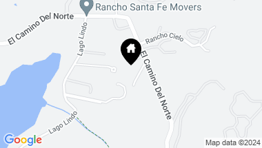 Map of 6907 El Camino Del Norte, Rancho Santa Fe CA, 92067