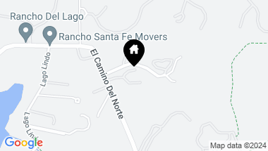 Map of 6884 El Camino Del Norte, Rancho Santa Fe CA, 92067