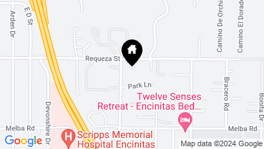 Map of 728 Calle Regal, Encinitas CA, 92024