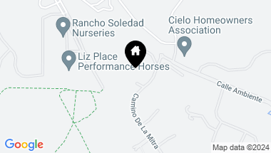 Map of 7718 La Orquidia, Rancho Santa Fe CA, 92067