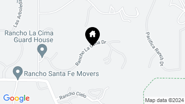 Map of 7057 Rancho La Cima Dr., Rancho Santa Fe CA, 92067