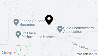 Map of 7240 Camino De Arriba, Rancho Santa Fe CA, 92067