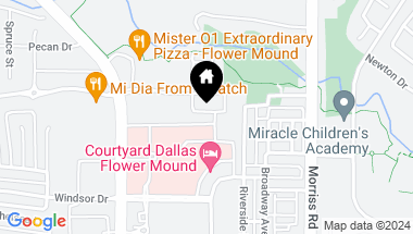 Map of 2463 Morningside Drive, Flower Mound TX, 75028