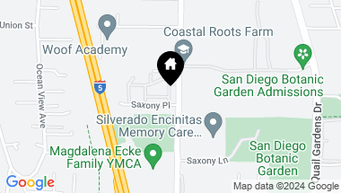 Map of 645 Sweet Pea Place, Encinitas CA, 92024