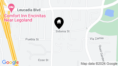 Map of 829 Sidonia St, Encinitas CA, 92024