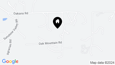Map of 19560 Oak Mountain Road, Ramona CA, 92065